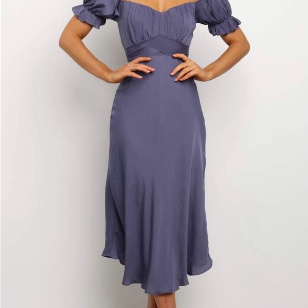 Formal navy dress